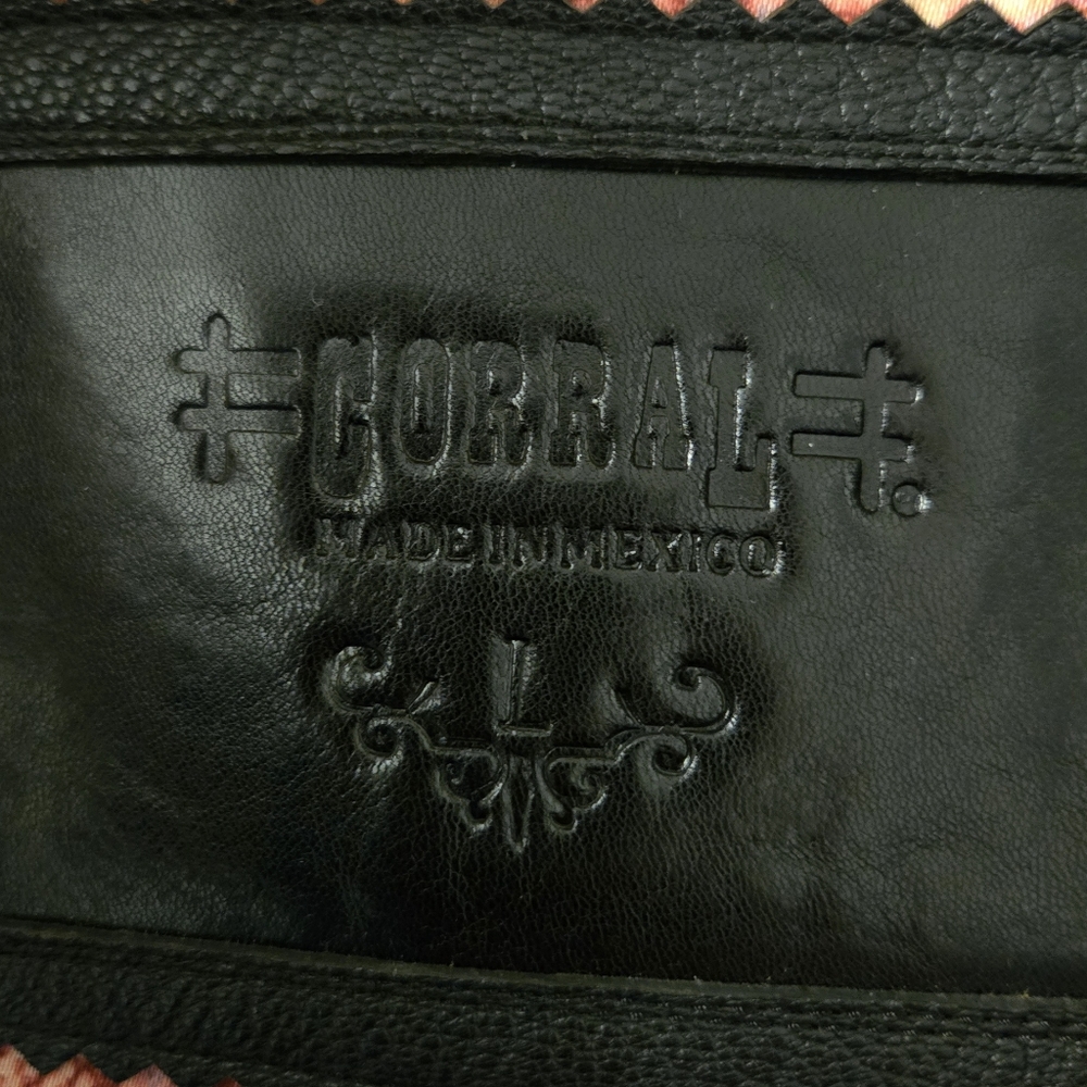 Black Lamb Leather Jacket With Real Python Inlay. - image 4